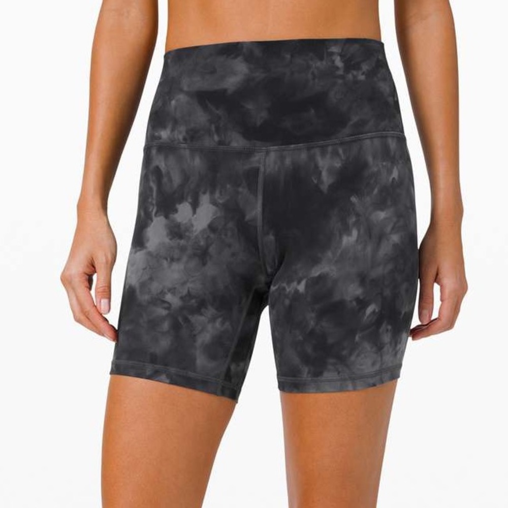Lululemon Align Short *6" Diamond Dye Pitch Grey Graphite Grey